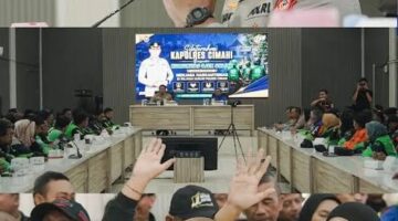 Rangkul Pengemudi Ojol, Polres Cimahi Dapat Apresiasi dari Pengamat Civil Society